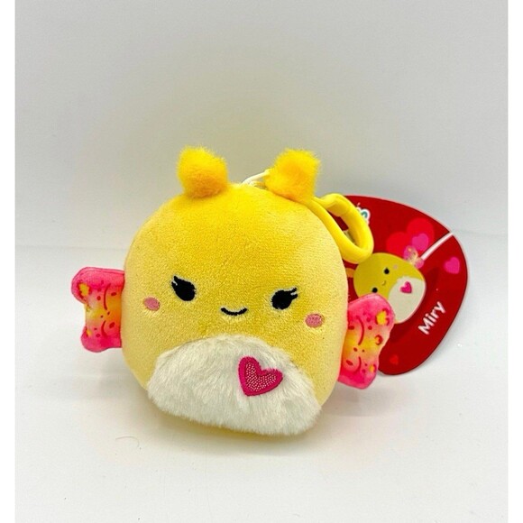 Squishmallow MIRY the MOTH 3.5” Clip - Picture 1 of 4